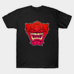 Oni mask Red T-Shirt